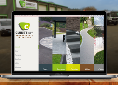 creation site internet pour une entreprise d'aménagements extérieurs